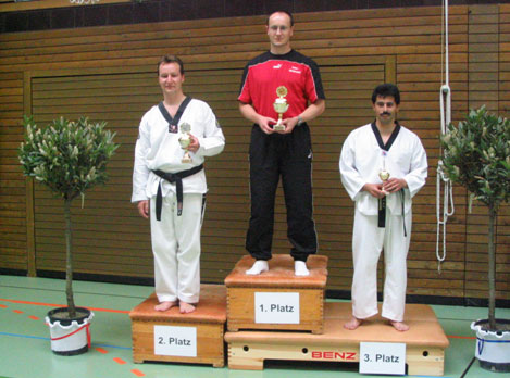 Michael Scherer bei der Siegerehrung