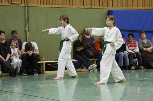 Poomse Grün-Gurte: die Vorform Poomse Grün-Gurte: die Vorform