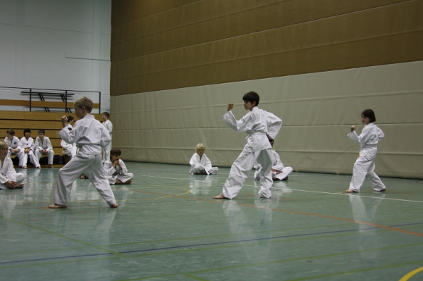 Zweite Kreuzform der Weiß-Gelb-Gurte Zweite Kreuzform der Weiß-Gelb-Gurte