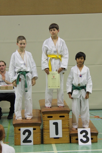 Siegerehrung: v.l.n.r. Niklas, Jannick, Philipp Siegerehrung: v.l.n.r. Niklas, Jannick, Philipp