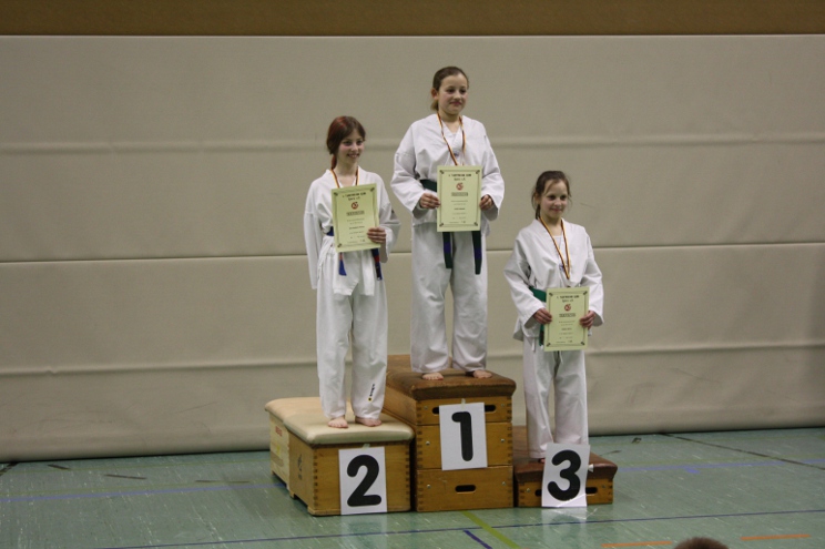 Gruppe Mädchen 2 - 1. Joelle, 2. Ann-Kathrin, 3. Anthea Gruppe Mädchen 2 - 1. Joelle, 2. Ann-Kathrin, 3. Anthea