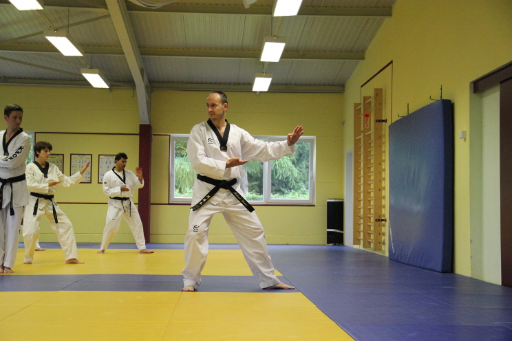 Michael beim Poomsae-Training