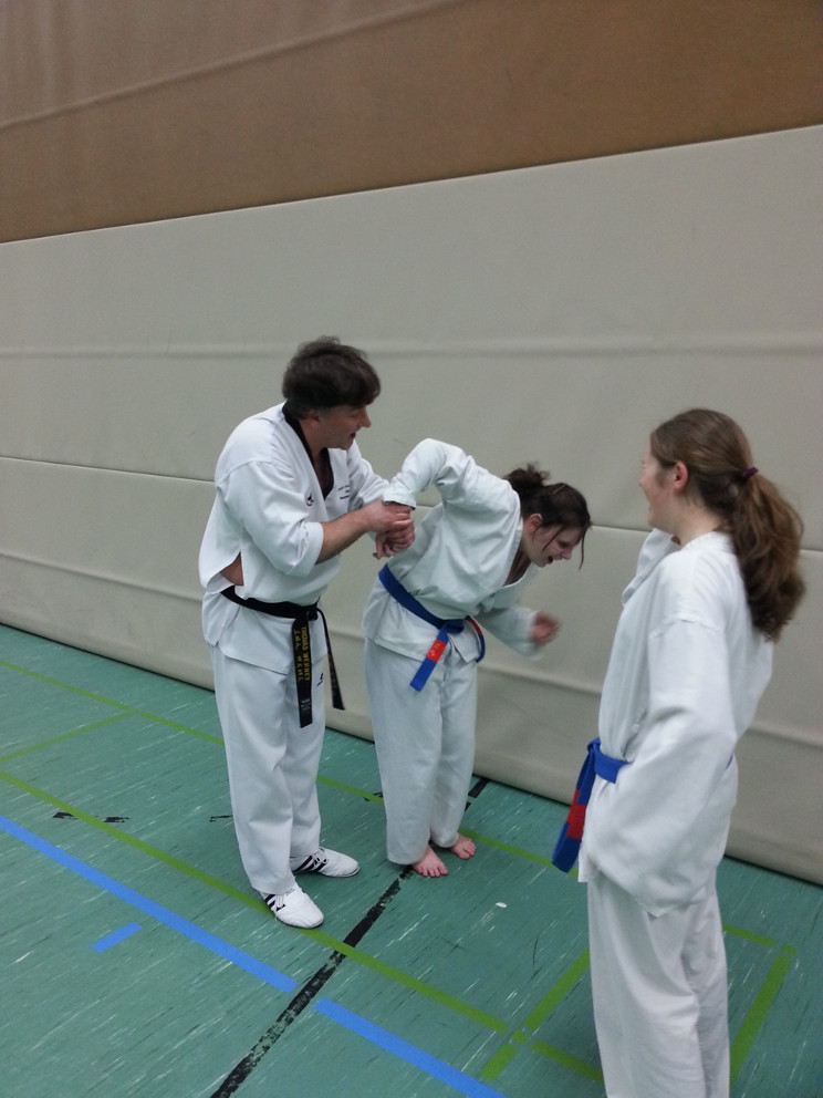 Wenn´s mal nicht klappte, zeigte er die Technik gerne noch einmal.