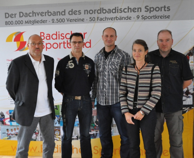 (Die Referenten der TUBW v.l.n.r.: Hermann Deeg, Rolf Hamann, Michael Scherer, Nikola Schittenhelm und Thomas Koleyko)